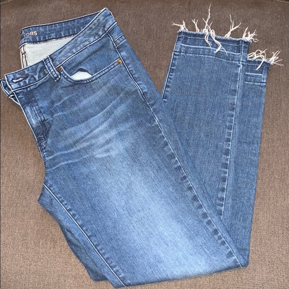 Michael Kors Blue Jeans Izzy Skinny 6 Mid Rise